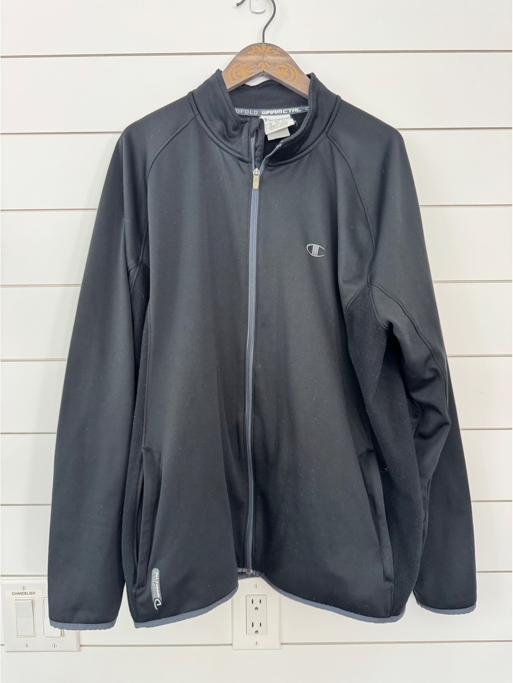 Champion Powertrain XL Black Full-Zip Warm Control Jacket